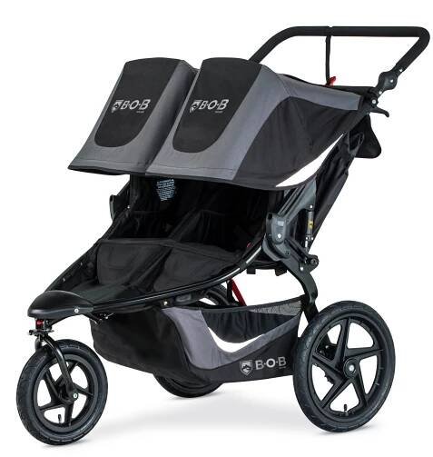 Amazon.com : BOB Gear Revolution Flex 3.0 Duallie Double Jogging Stroller, Graphite Black : Baby