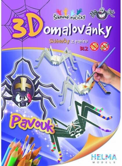 Helma models uvádí na trh originální 3D omalovánky