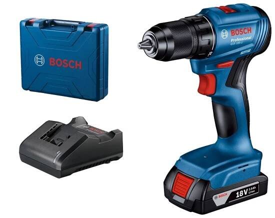 BOSCH Professional GSR 185-LI 0.601.9K3.001 1x 2,0 Ah + nabíječka + kufr od 3 150 Kč