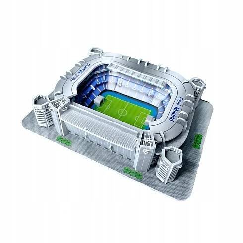 Fotbalový stadion - Real Madrid - Santiago Bernabeu - 3D Puzzle Značka žádná značka