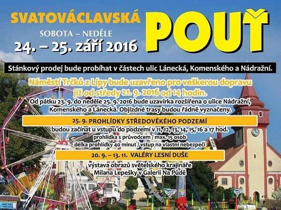 Přijďte na Svatováclavská pouť ve Světlé nad Sázavou - PR Deník