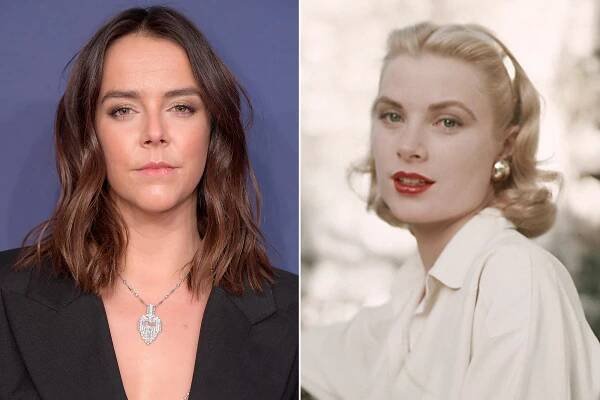 Pauline Ducruet and her grandmother Grace Kelly