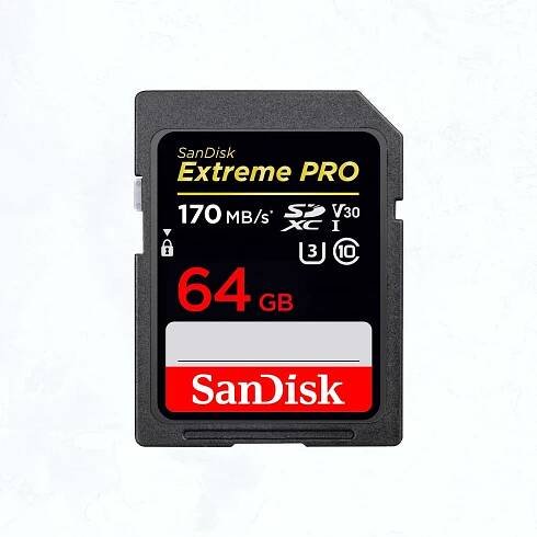 183524 SDXC 64GB 150M UHS-3 EXTR SANDISK