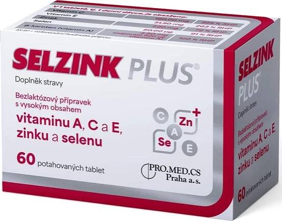 Promed Selzink Plus bezlaktózový 60 tbl. od 136 Kč