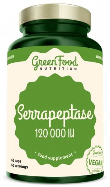 Serrapeptase 120 000 IU 60 kapslí