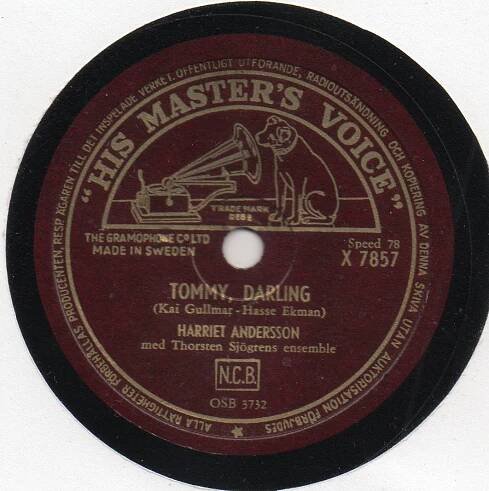 ŠELAK DESKA - TOMMY DARLING HARRIET ANDERSSON - Starožitnosti