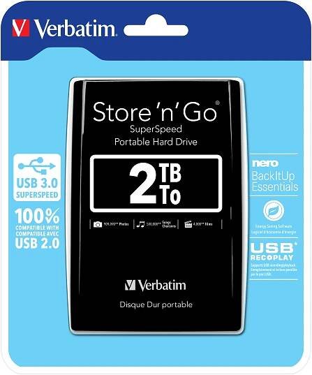 Verbatim Store'n'Go 2 TB černý (53177)