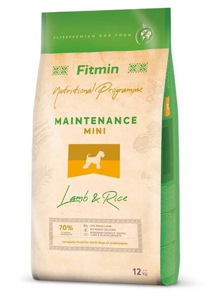 Fitmin Mini Lamb & Rice 12 kg