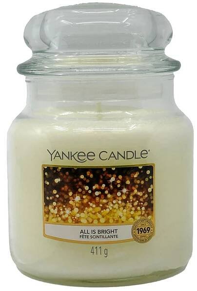 Yankee Candle All Is Bright Medium Jar 411 g