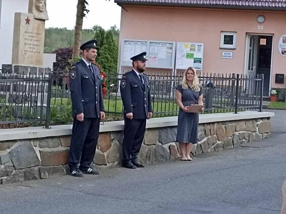 V Horních Těšicích si připomněli 79. výročí osvobození vesnice