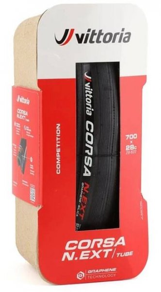 Vittoria Corsa N.EXT Tube-Type kevlar skládací černý, 700 x 28C 700 x 28C od 1 169 Kč