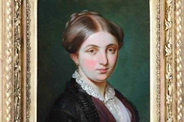 Marie Aloisie Riegrová-Palacká na portrétu od Josefa Mánese | foto: R. Boček,  eSbírky – kulturní dědictví on-line,  Národní muzeum - Historické muzeum,  CC BY 4.0