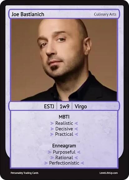 Joe Bastianich Enneagram & MBTI Personality Type
