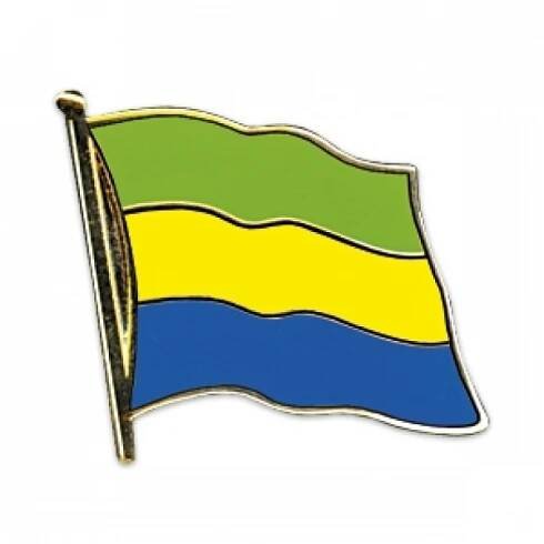 Odznak (pins) 20mm vlajka Gabon - barevný od 40 Kč - Heureka.cz