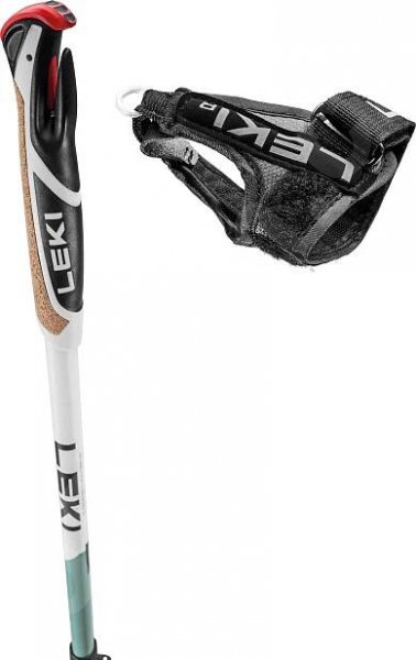 LEKI Spin Shark SL 2023 White/Smokegreen/Dark Anthracite 100-130 cm