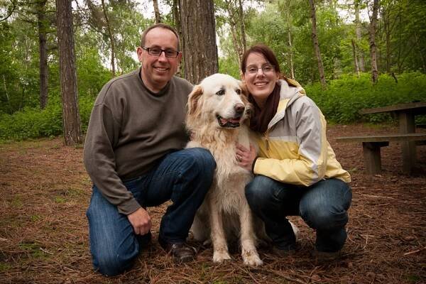 A break in Formby woods, Thompson family photo