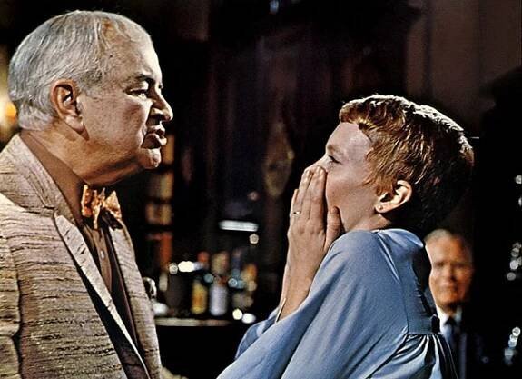 Rosemary má děťátko - Z filmu - Sidney Blackmer, Mia Farrow