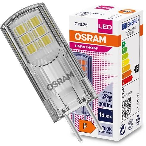 LED žárovka LED GY6.35 corn 2,6W = 28W 300lm 2700K Teplá 320° 12V OSRAM Parathom | smdledzarovky.cz