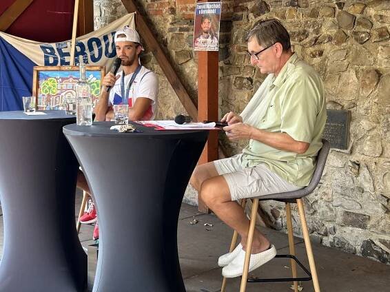 Miluji Beroun! Zlatý olympionik Tomáš Macháč přijel pozdravit své rodné město