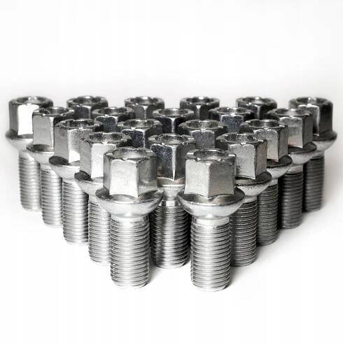 Šrouby na kola ráfků M14x1.5x27mm Kula Klíč 17