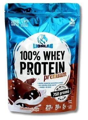 Lionlab: 100 % Whey Protein-čokoládový šejk 750 g