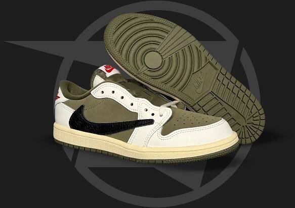 Jordan 1 Retro Low OG SP Travis Scott Medium Olive