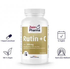Zein Pharma Rutin + C Capsules 500 mg