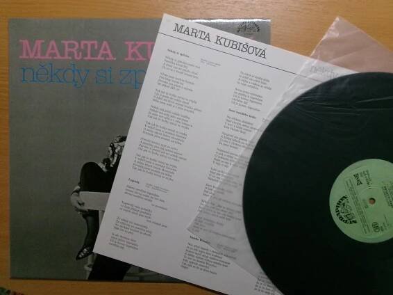 LP MARTA KUBIŠOVÁ - NĚKDY SI ZPÍVÁM ... (1991) + PŘÍLOHA EX / EX | Aukro
