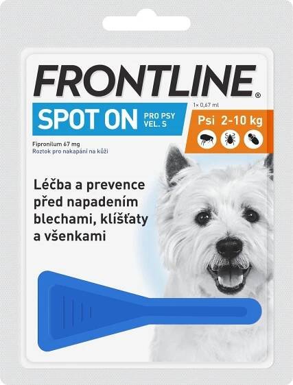 FRONTLINE Spot On pro psy 2-10 kg/1x 0,67 ml od 227 Kč