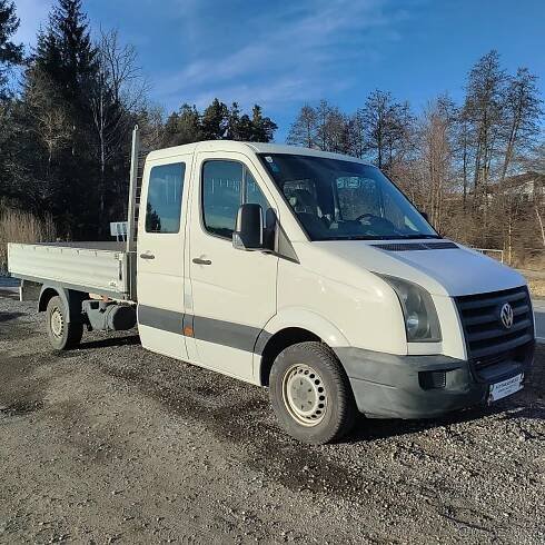 Volkswagen Crafter 7MÍST,KRÁSNÝ,SERVIS,DLOUHÝ3,5M