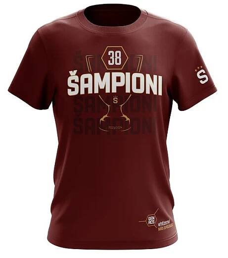 Triko Sparta Šampioni 2023/24 rudé - AC Sparta Praha