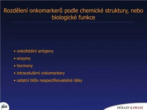 PPT - ONKOMARKERY maj í význam v ambulantn í praxi ? PowerPoint Presentation - ID:890237