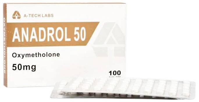 ANADROL 50 (Oxymetholone) - A-Tech Labs - 50mg - krabičky po 100tabs