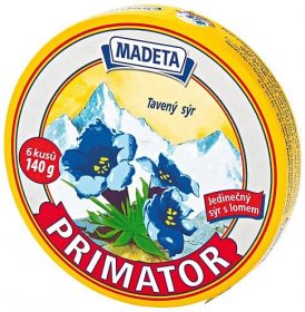 Madeta Primátor tavený sýr