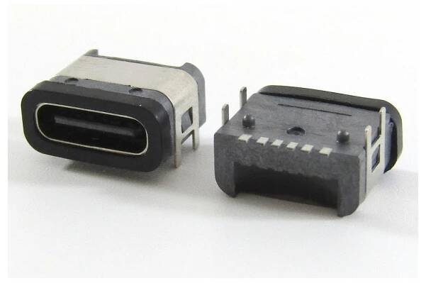 konektor micro USB-C 3.1 6p female 14