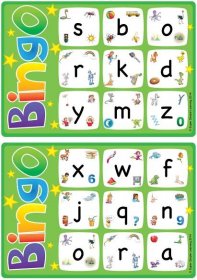 Alphabet/Vocabulary Bingo Game – Lowercase Letters a-z | Super Simple