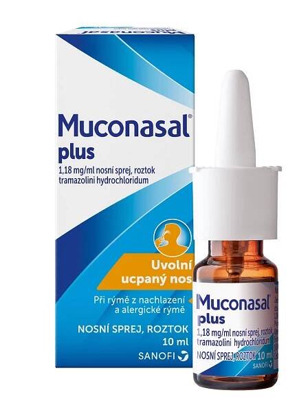 Muconasal Plus nosní sprej 10 ml
