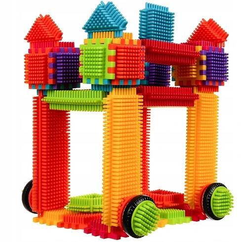 Barevná konstrukční stavebnice Hedgehog Blocks 192 ks