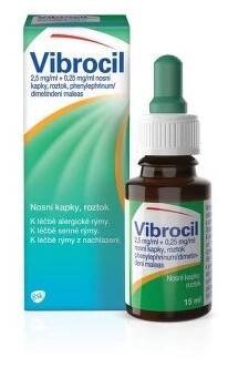 Vibrocil nosní kapky 15 ml