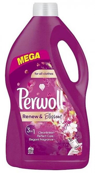 PERWOLL Renew & Blossom 3,6 l (60 dávek) – prací gel