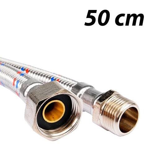 Hadice flexi nerez F1/2" x M3/8" 50cm FALA