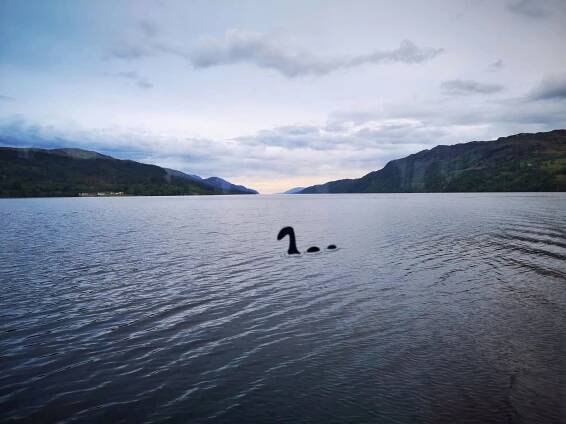 Spotting Nessie the Loch Ness Monster on Loch Ness