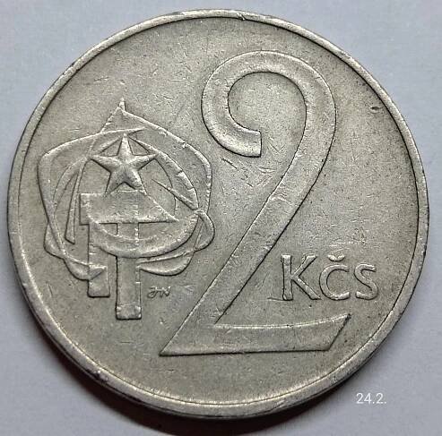 Mince 2 koruna 1981 Československo