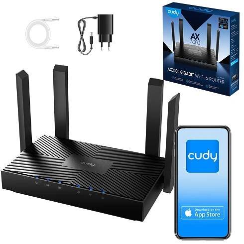 Cudy AX3000 Wi-Fi 6 Mesh Gigabit router (WR3000) | HAMA B2C - foto, video, elektro, brašny a příslušenství 