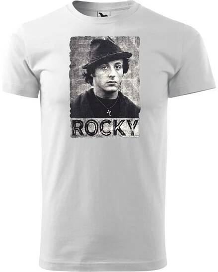 NakupTextil Tričko Rocky Balboa Bílá