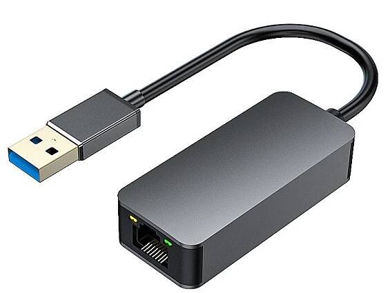 PremiumCord adaptér USB3.0 -> LAN RJ45 ETHERNET 2,5G/1000 MBIT Aluminium | KRUP