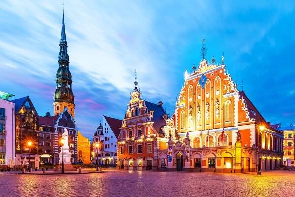 Staré město Riga, Lotyšsko skládačky online