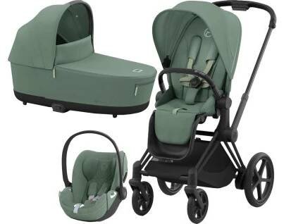 01 BLACK Leaf Green CYBEX e Priam Comfort Cloud T i Size PLUS 2023 2024