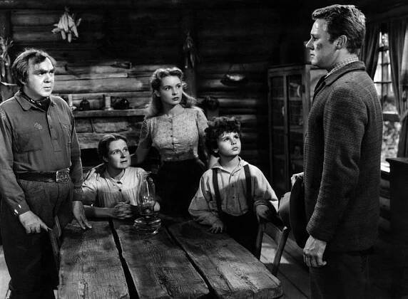 THE ROMANCE OF ROSY RIDGE, Thomas Mitchell, Selena Royle, Janet Leigh, Dean Stockwell, Van Johnson, 1947