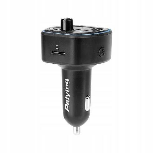 Bluetooth vysílač 5.0 rychlá nabíječka 2xUSB LED 12-24V Micro SD MP3 Stav balení originální